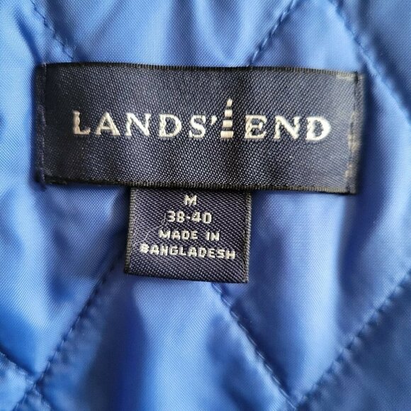 Lands End Thermolite Blue Coat Jacket Mens Size M 38-40 - Picture 6 of 7